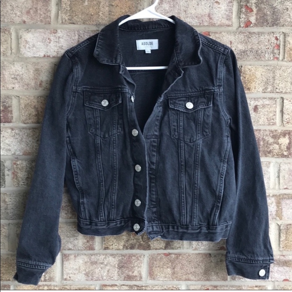AGOLDE black denim jacket